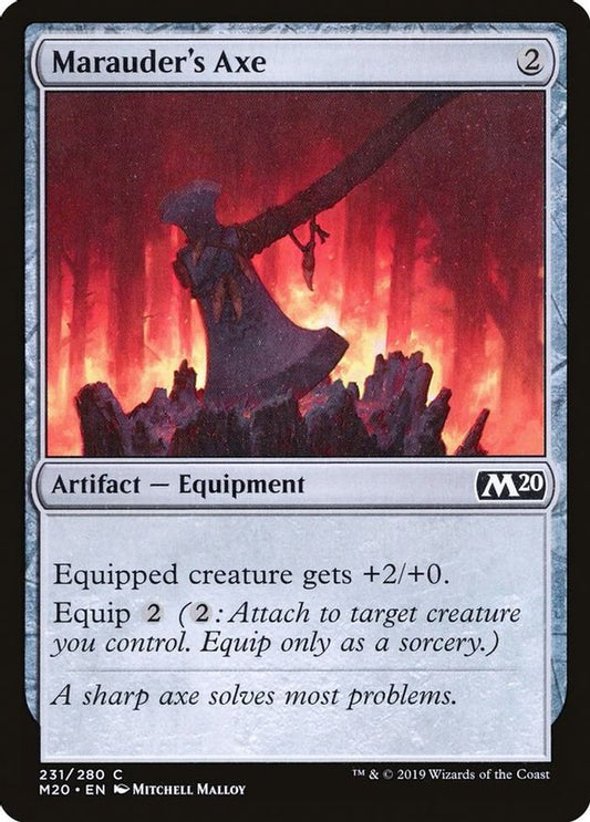 Marauder's Axe | 231 | Core Set 2020