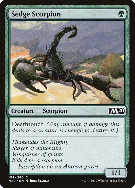 Sedge Scorpion | 192 | Core Set 2020