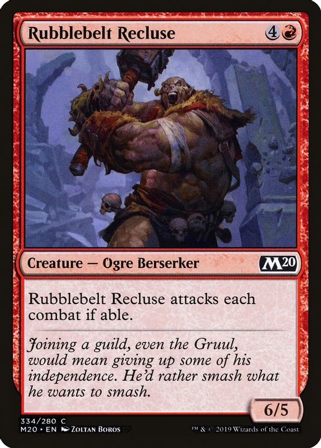 Rubblebelt Recluse | 334 | Core Set 2020