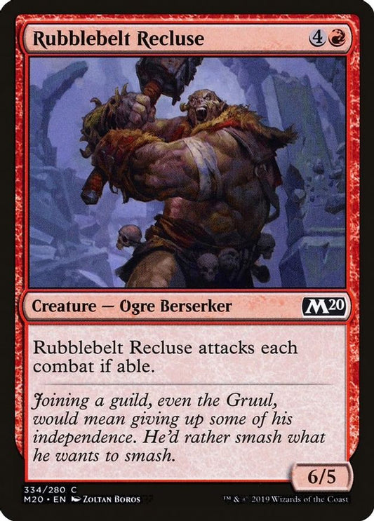 Rubblebelt Recluse | 334 | Core Set 2020