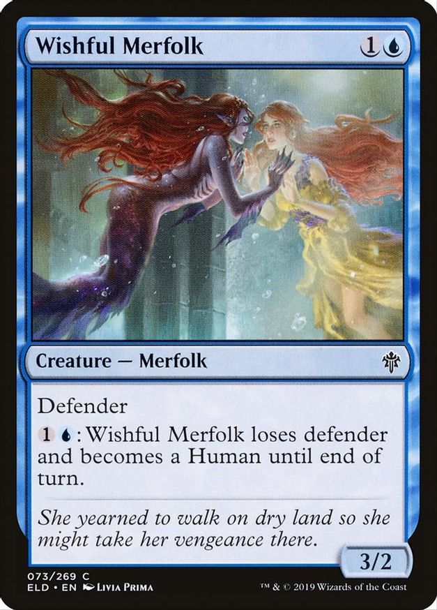 Wishful Merfolk | 73 | Throne of Eldraine