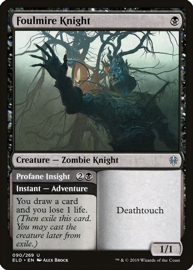 Foulmire Knight | 90 | Throne of Eldraine