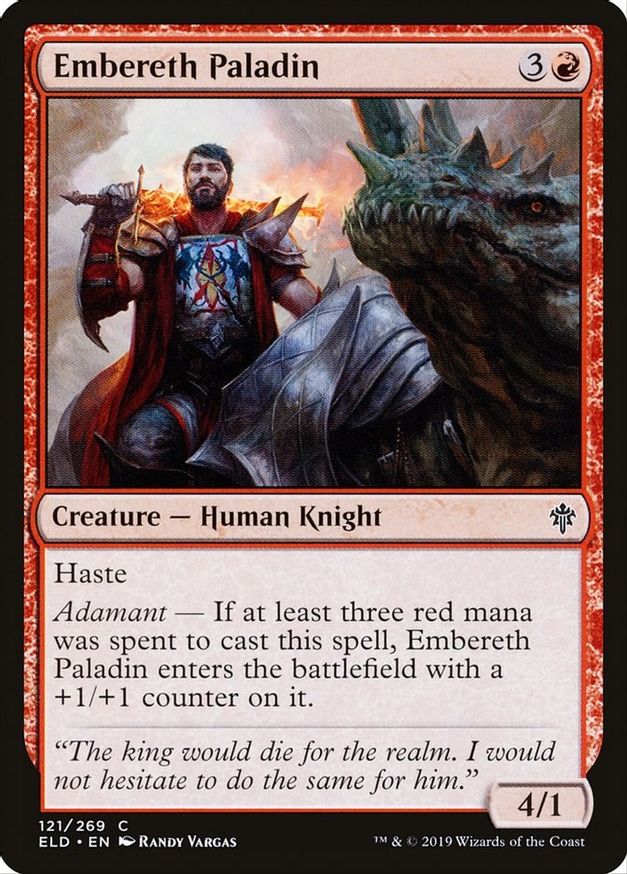 Embereth Paladin | 121 | Throne of Eldraine