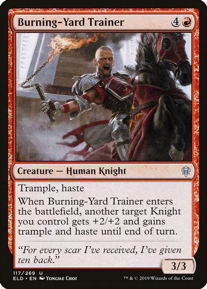 Burning-Yard Trainer | 117 | Throne of Eldraine