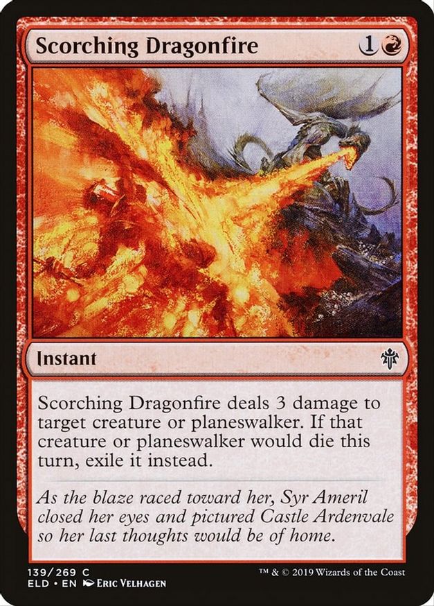 Scorching Dragonfire | 139 | Throne of Eldraine