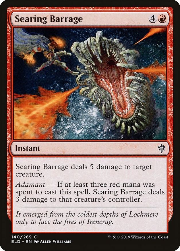 Searing Barrage | 140 | Throne of Eldraine