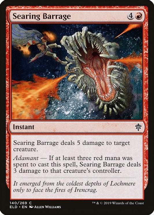 Searing Barrage | 140 | Throne of Eldraine