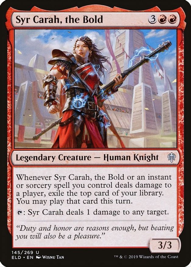Syr Carah, the Bold | 145 | Throne of Eldraine
