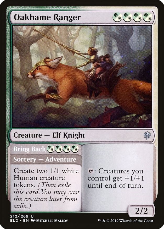 Oakhame Ranger | 212 | Throne of Eldraine