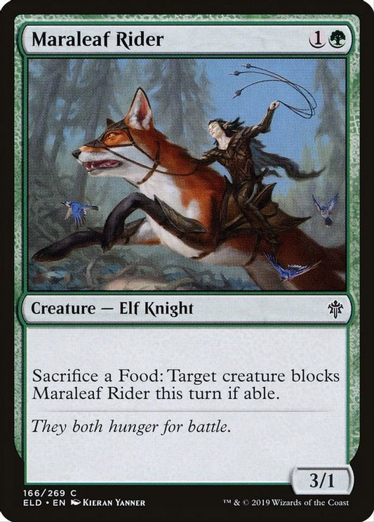 Maraleaf Rider | 166 | Throne of Eldraine