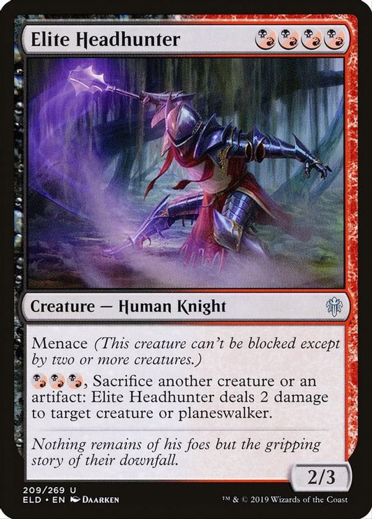 Elite Headhunter | 209 | Throne of Eldraine
