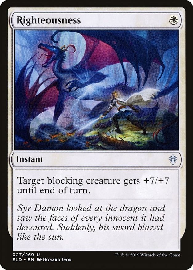 Righteousness | 27 | Throne of Eldraine