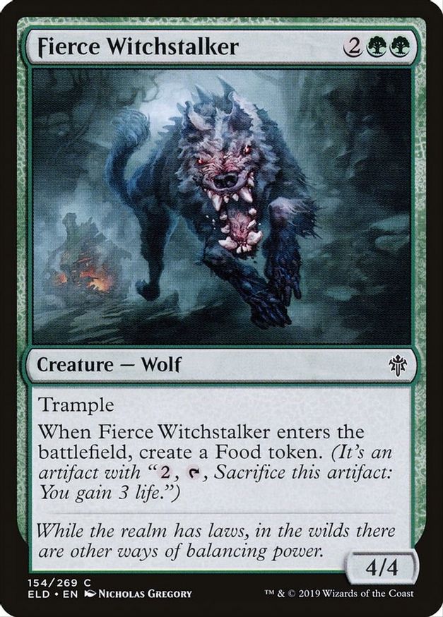 Fierce Witchstalker | 154 | Throne of Eldraine