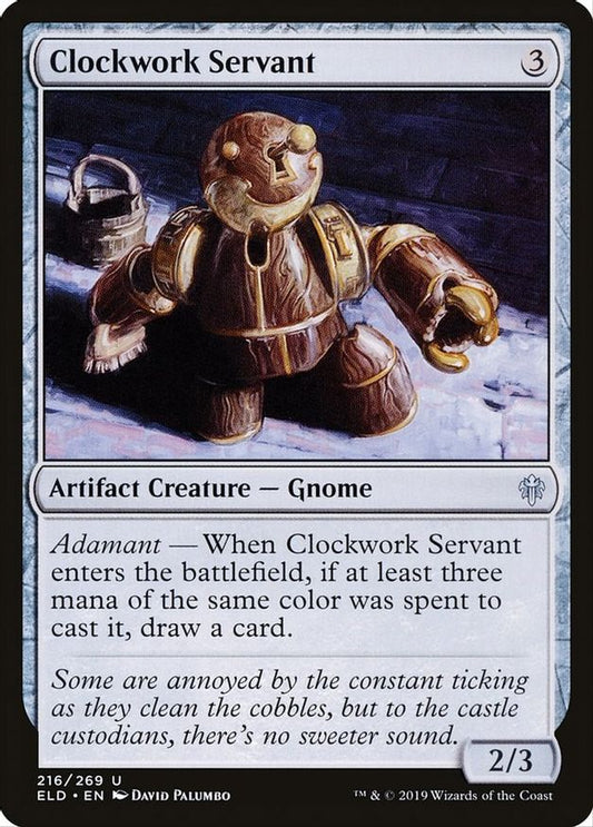 Clockwork Servant | 216 | Throne of Eldraine