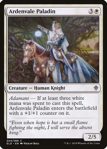 Ardenvale Paladin | 4 | Throne of Eldraine