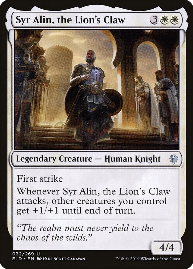 Syr Alin, the Lion's Claw | 32 | Throne of Eldraine