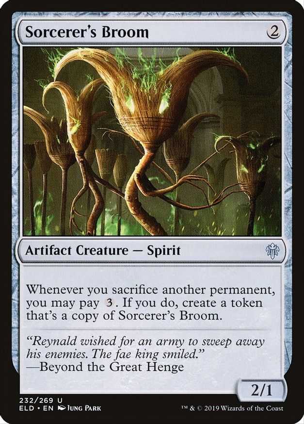 Sorcerer's Broom | 232 | Throne of Eldraine