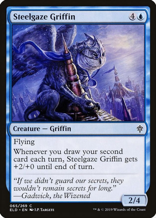Steelgaze Griffin | 65 | Throne of Eldraine