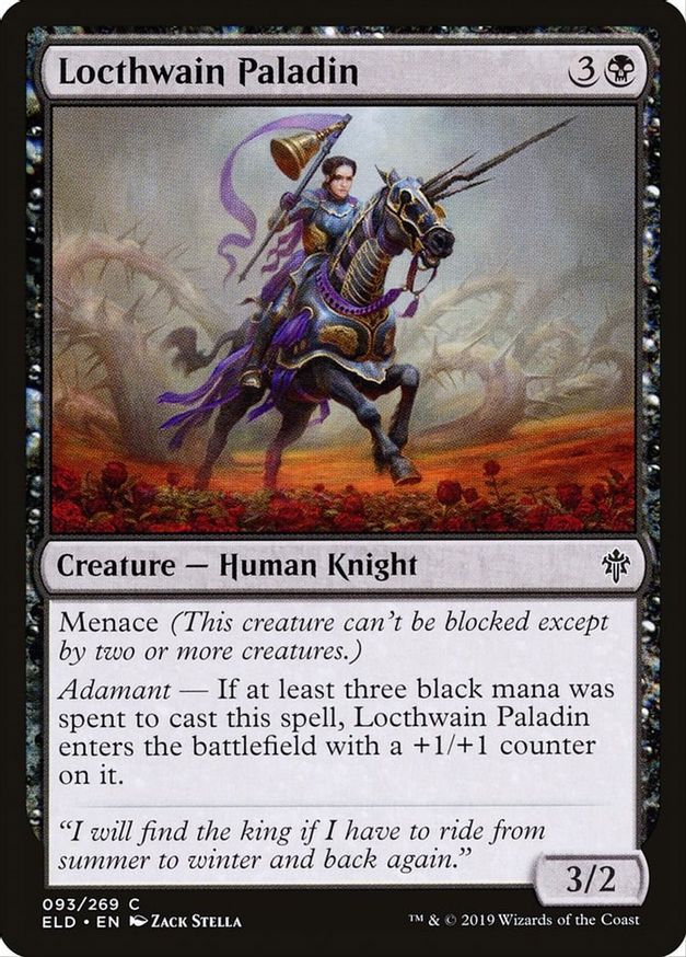 Locthwain Paladin | 93 | Throne of Eldraine