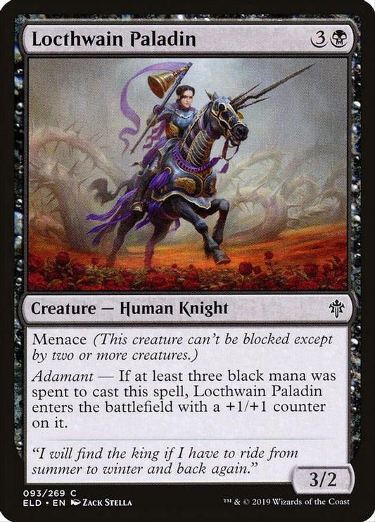 Locthwain Paladin | 93 | Throne of Eldraine