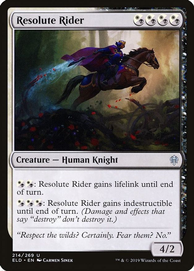 Resolute Rider | 214 | Throne of Eldraine