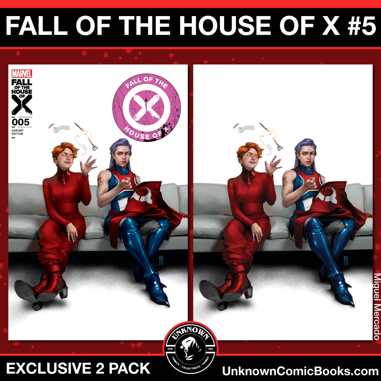 [2 Pack] Fall Of The House Of X #5 Miguel Mercado Exclusive Var [Fhx] (05/22/2024)