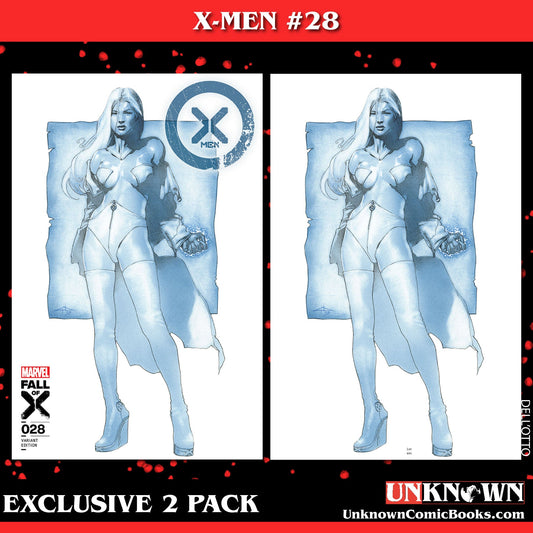 [2 Pack] X-Men #28 [Fall] Unknown Comics Dell’Otto Exclusive Var (11/01/2023)