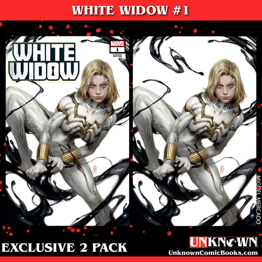 [2 Pack] White Widow #1 Miguel Mercado Exclusive Var (11/01/2023) (12/27/2023)