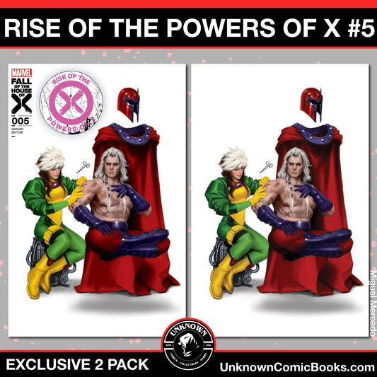 [2 Pack] Rise Of The Powers Of X #5 Unknown Comics Miguel Mercado Exclusive Var [Fhx] (05/29/2024)