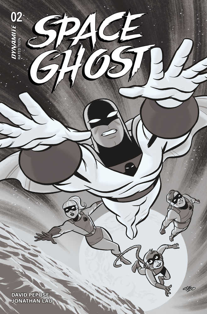 Space Ghost #2 Cover O 20 Copy Variant Edition Cho Black & White