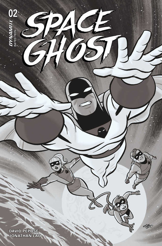 Space Ghost #2 Cover O 20 Copy Variant Edition Cho Black & White