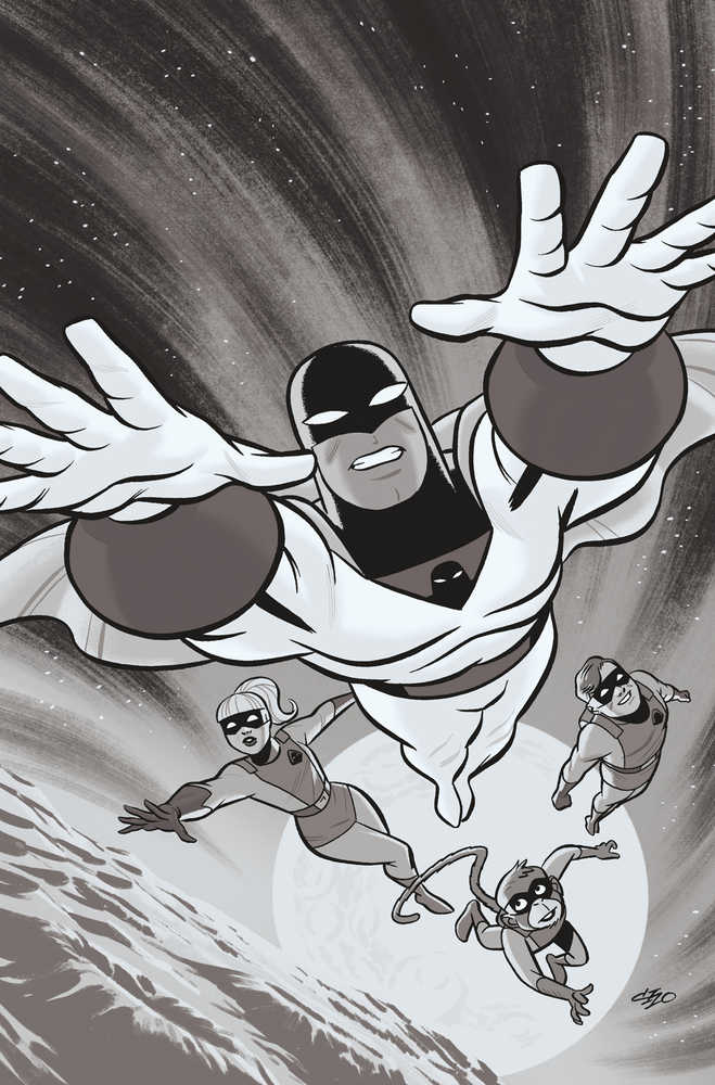 Space Ghost #2 Cover Q 30 Copy Variant Edition Cho Black & White Virgin