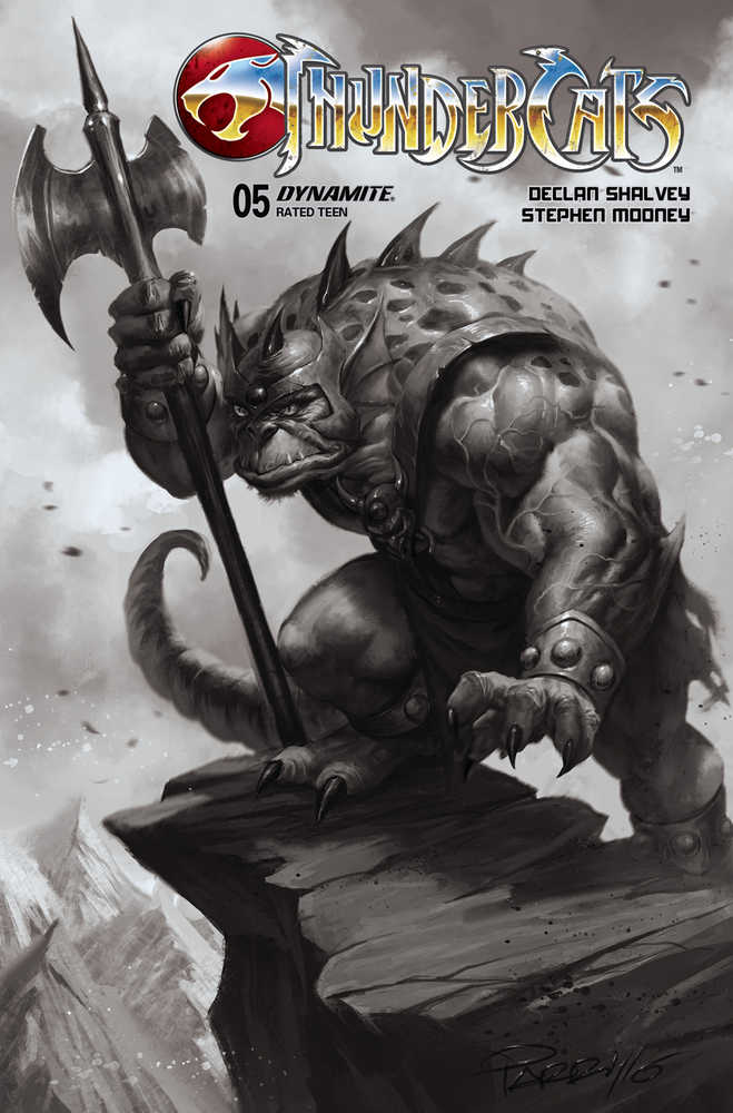 Thundercats #5 Cover O 15 Copy Variant Edition Parrillo Black & White