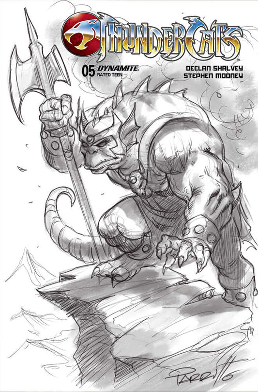 Thundercats #5 Cover R 20 Copy Variant Edition Lee Line Art