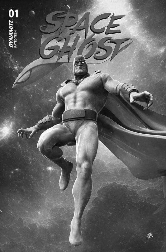 Space Ghost #1 Cover W 5 Copy Foc Variant Edition Barends Black & White