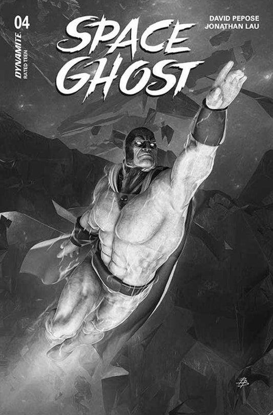 Space Ghost #4 Cover O 5 Copy Foc Variant Edition Barends Black & White
