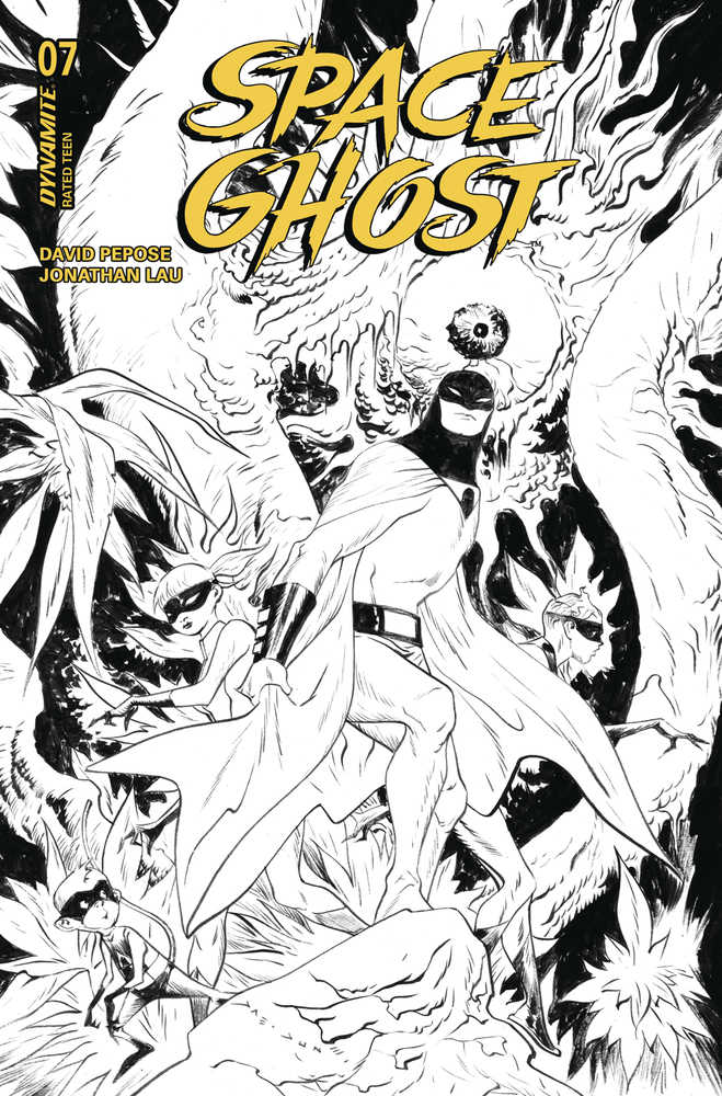 Space Ghost #7 Cover H 1:15 Copy Variant Edition Lee Line Art