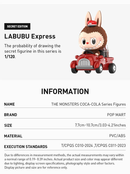 POP MART: THE MONSTERS Coca-Cola Series Figures - 1 Blind Box
