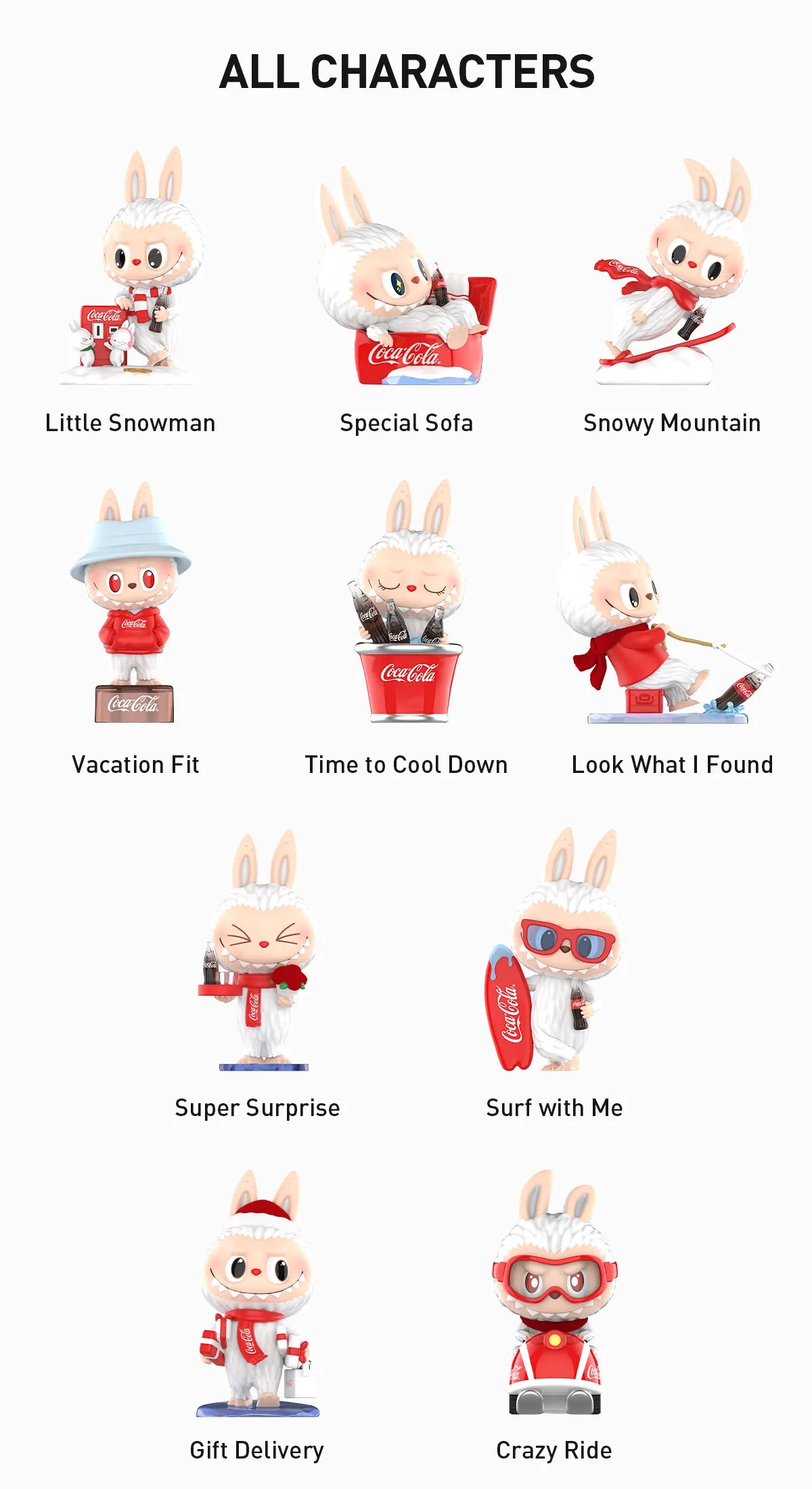 POP MART: THE MONSTERS Coca-Cola Series Figures - 1 Blind Box