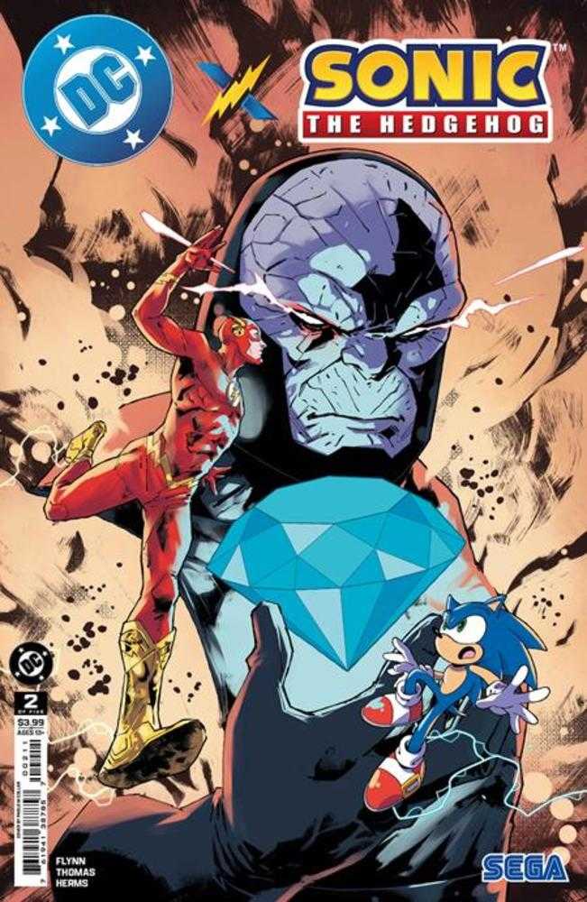 DC X Sonic The Hedgehog #2 (Of 5) Cover A Pablo M Collar