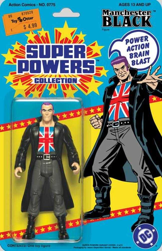 Action Comics #775 Facsimile Edition Cover C Jason Geyer & Alex Saviuk Super Powers Card Stock Variant