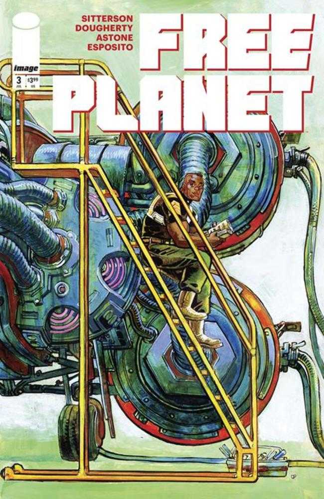 Free Planet #3 Cover B Jed Dougherty Ladder Variant