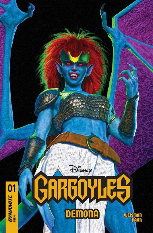 Gargoyles Demona #1 Cover S Foc Spears Black Bkgr (PRESALE 5/28/25)