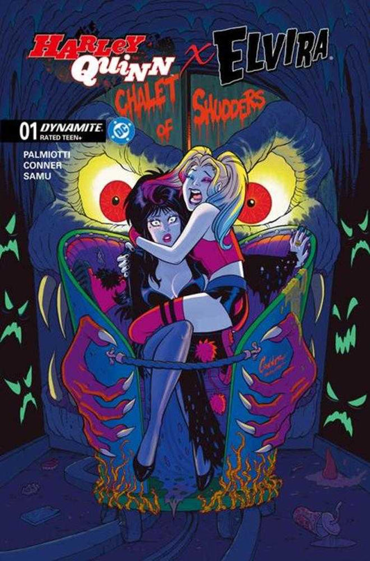 Harley Quinn X Elvira #1 Cover P Conner Foil 1:15 (PRESALE 10/1/25)