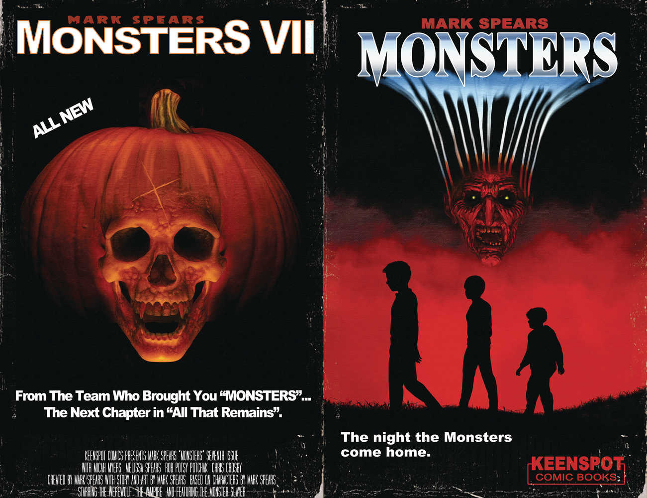 Mark Spears Monsters #7 Cover F Holofoil Halloween Flip