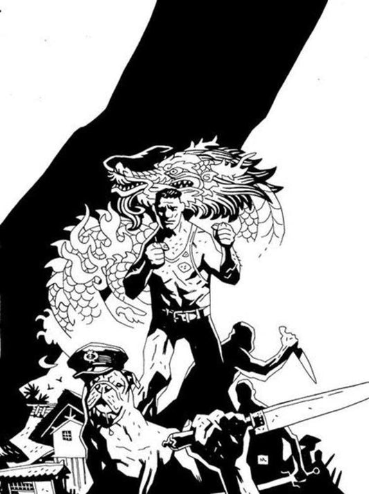 Savage Sword Of Conan #10 Cover D Mike Mignola Black & White Inks Variant (Mature)