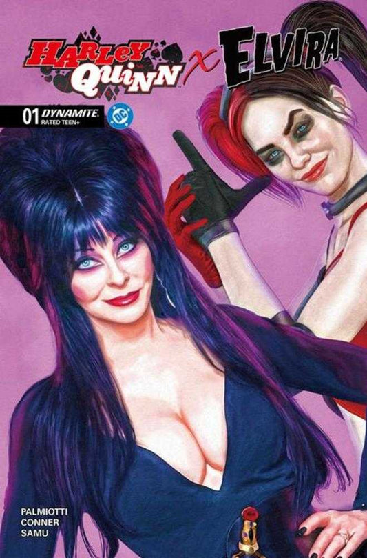 Harley Quinn X Elvira #1 Cover Y Spears Pink 1:10 (PRESALE 10/1/25)