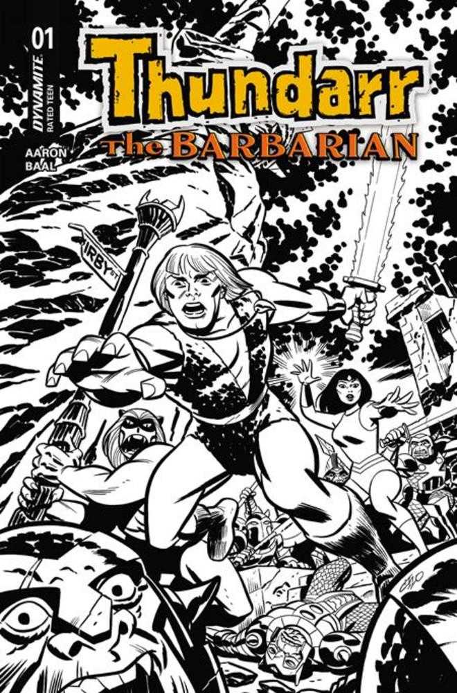 Thundarr The Barbarian #1 Cover N Inc 1:20 Michael Cho