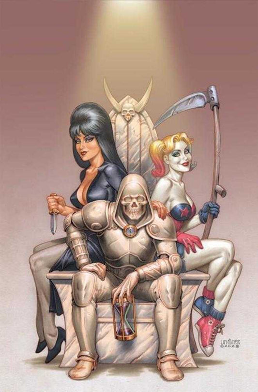 Harley Quinn X Elvira #5 Cover J Inc 1:15 Linsner (RELEASES 3/11/26)