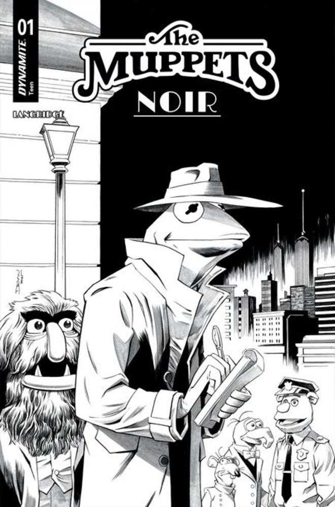 Muppets Noir #1 Cover F 1 in 10 Shalvey Line Art (PRESALE 2/18/26)